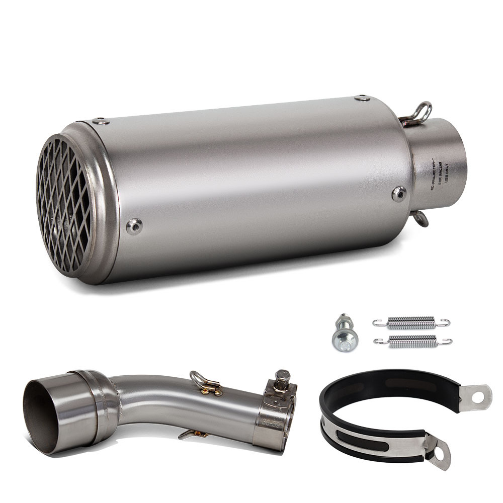 Suitable for Motorcycle Modified Exhaust Pipe R3 Stainless Steel Middle Section Sc Scorpion Barrel Tail Section 15-24 Years