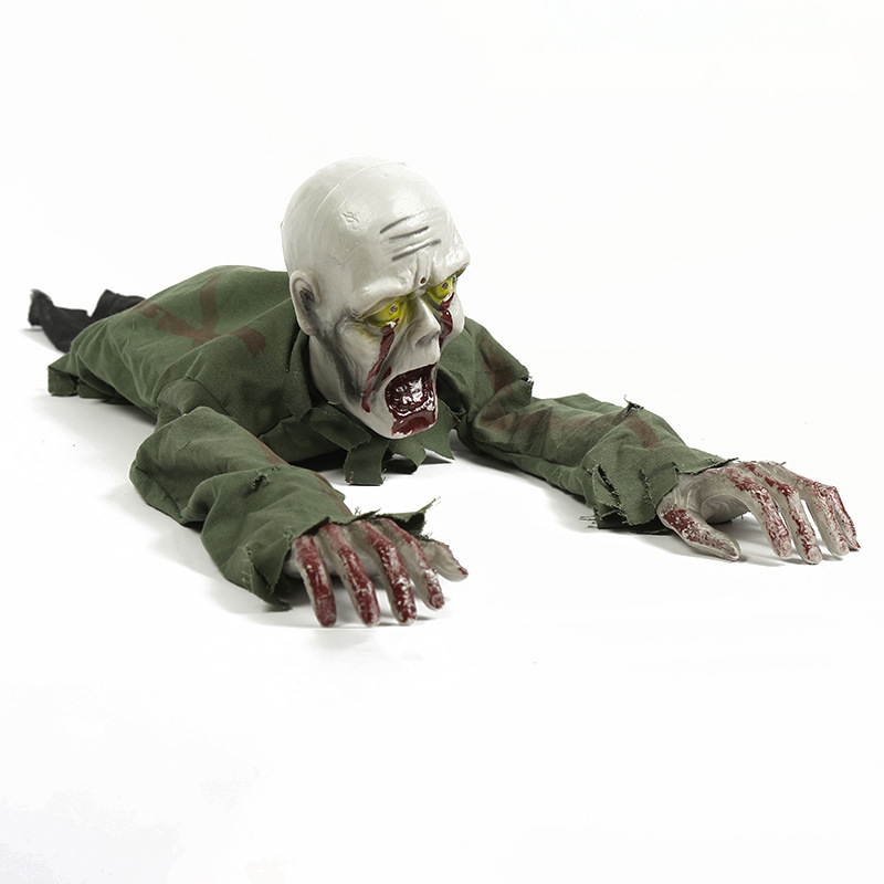 Accesorios de Halloween Fiesta del festival de fantasmas Casa encantada Bar KTV Decoración Horror eléctrico Gran escalada fantasma rastrero Zombis Zombis