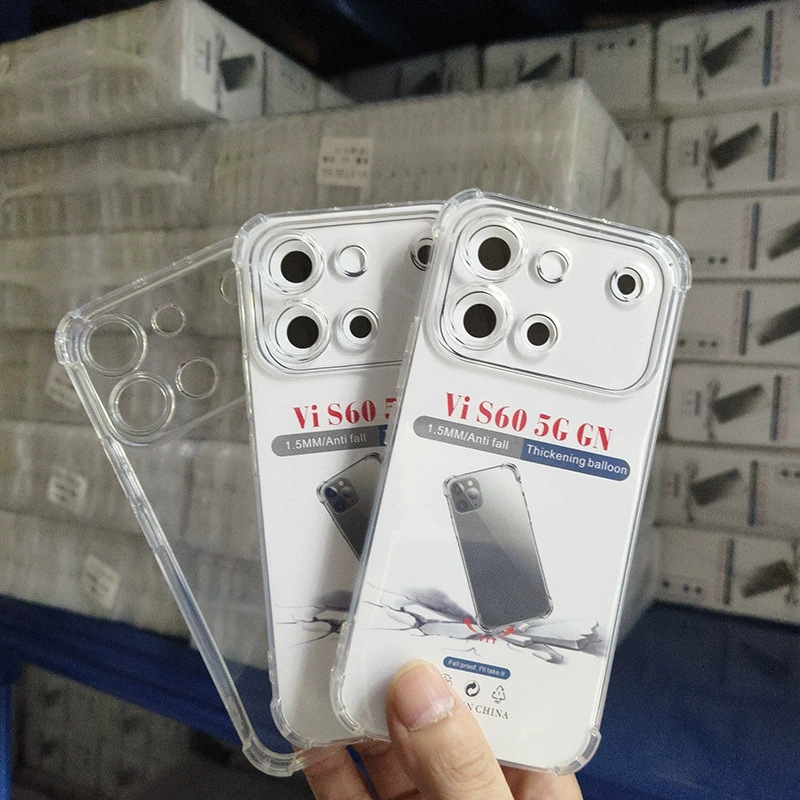 In-Stock Wholesale 1.5mm Four-Corner Anti-Drop Phone Case Transparent Tpu Suitable for Vivo S60 Domestic Cross-Border E-Commerce In-Stock Wholesale 1.5mm Four-Corner Anti-Drop Phone Case Transparent Tpu Suitable for Vivo S60 Domestic Cross-Border E-Commerce