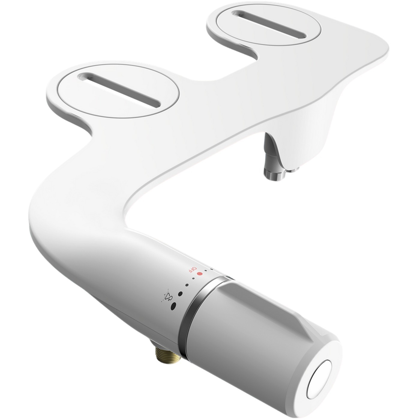 Transfronterizo ultra delgado sin electricidad limpiador de cuerpo doble boquilla de lavado de cadera lavado de mujer lavado inodoro enjuague universal venta de magia caliente