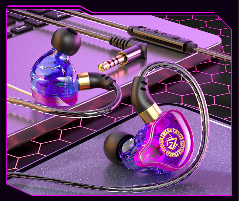 auriculares con cable transfronterizos en el oído juegos deportivos para Apple Samsung Huawei teléfonos móviles 3.5 auriculares tipo c