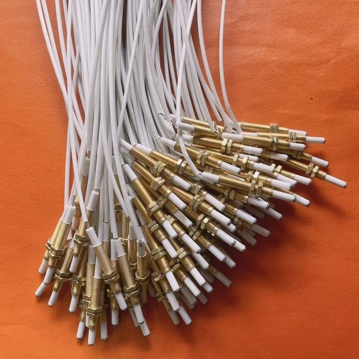 通用带线脉冲点火针液化气煤气打火感应针嵌入式燃气灶具配件