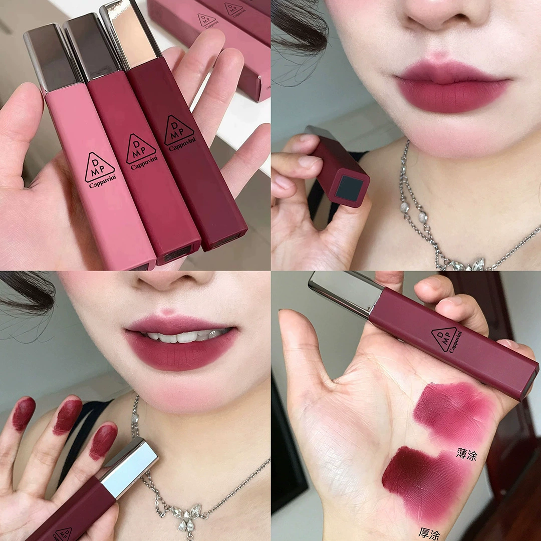 Coal Cappuvini Cloud Lip Glaze Lip Mud Matte Velvet White Easy to Fade Color Makeup Lip Color Student Fair Price
