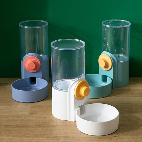 Hanging cage automatic water fountain dog hanging cat and dog cage cat water dispenser feeder dog bowl pet supplies