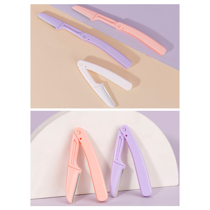 Simple Style Solid Color Plastic Eyebrow Razor 1 Piece display picture 3