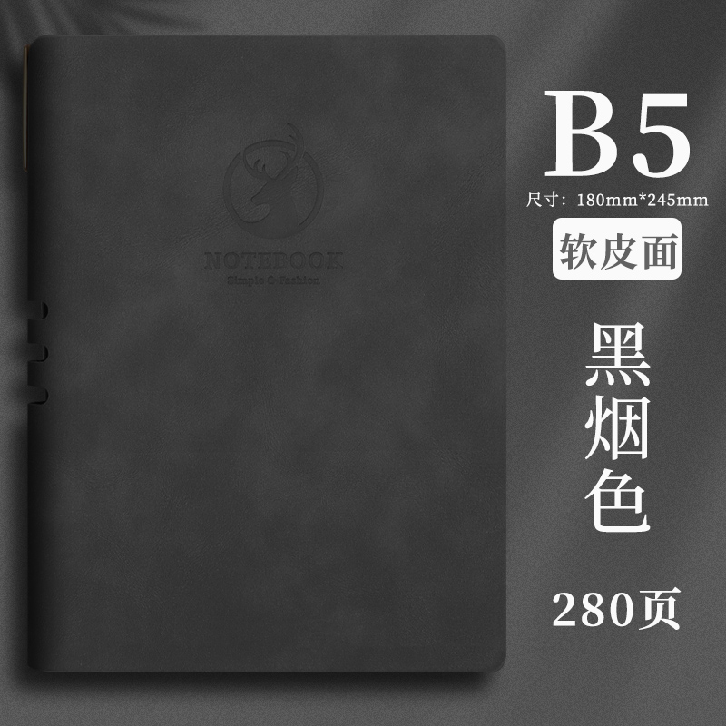 Cuaderno de notas de Shen Shi puede imprimir logotipo de cuaderno de negocios de trabajo de oficina de reuniones de actas de diario A5