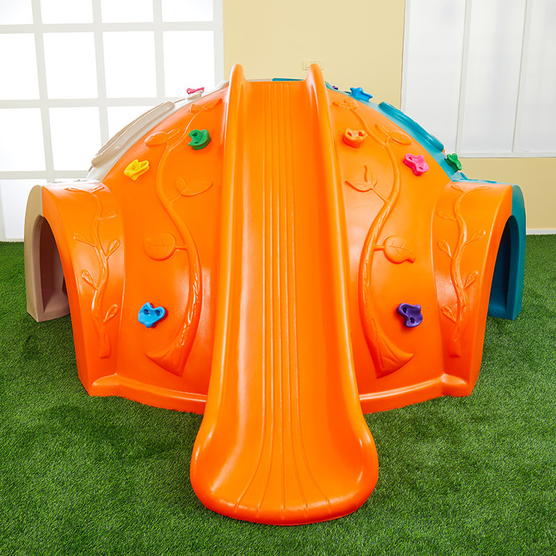 幼儿园儿童攀岩攀爬架爬山坡多功能玩具太空舱半球户外大型滑滑梯