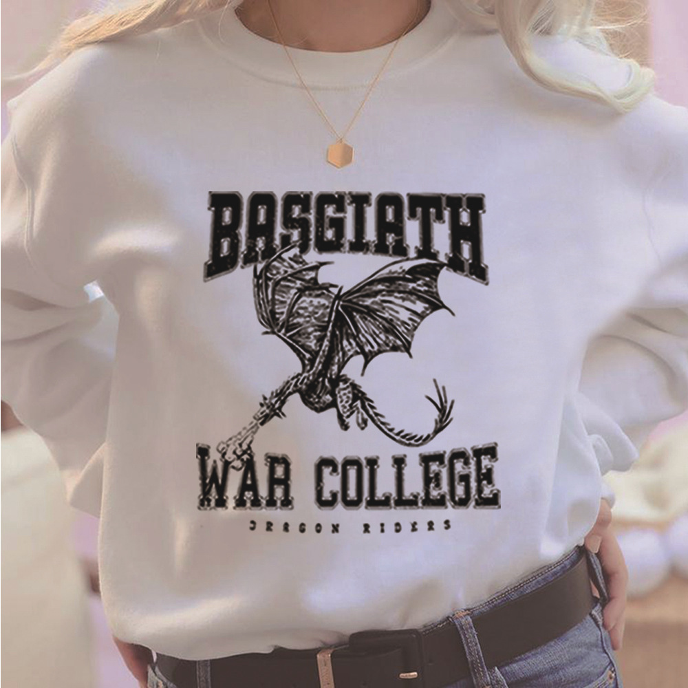 Retro Basgiath War College Sweatshirt Fourth Wing Hoodie Dra
