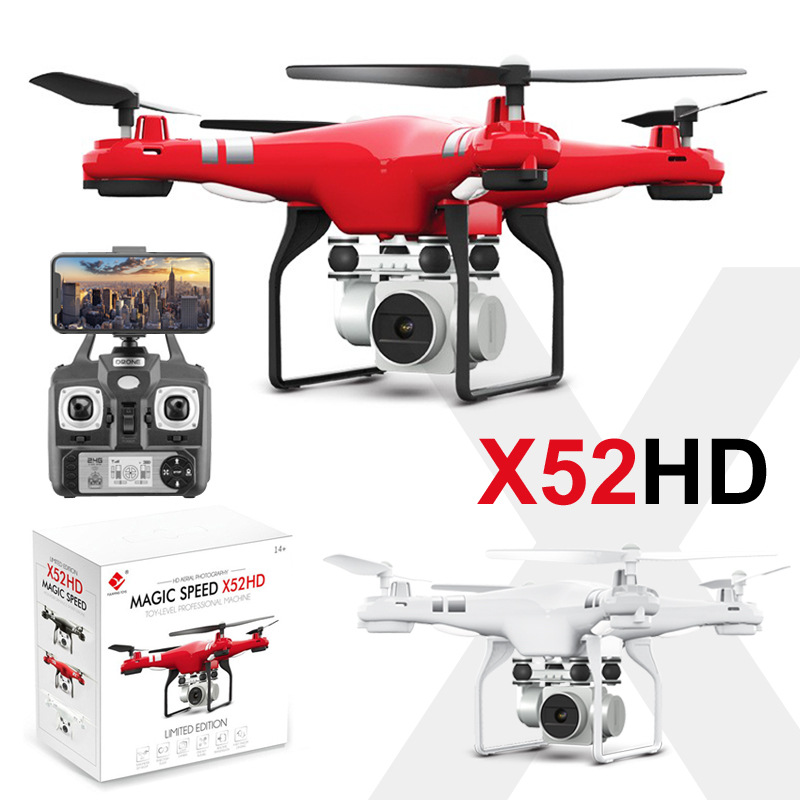 Cross-Border X52 Four-Axis Drone Aerial Photography 4K High-Definition Long Endurance Wifi Aircraft Drone Remote Control Aircraft