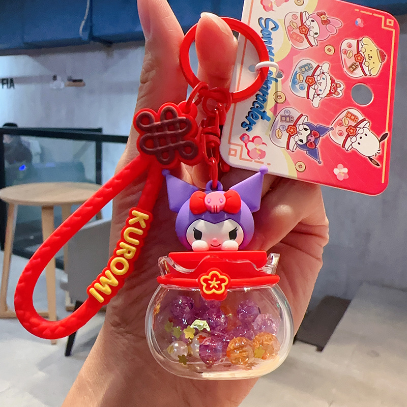 2026年新作正規品サンリオクロミぬいぐるみキーホルダー女性向け可愛いハローキティぬいぐるみカメラ小物