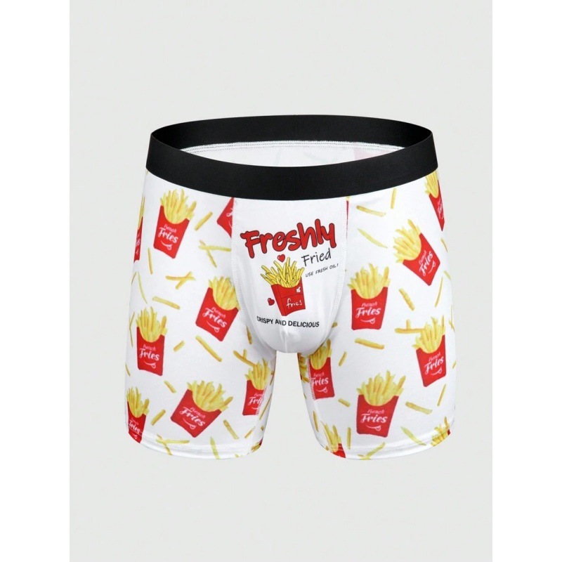 Ropa interior de cintura media sin costuras de seda de leche de alta calidad para hombres