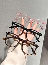 I 39121 Fashion Square Frame Glasses ʱ�з����۾� ����