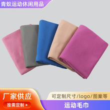 源头厂家超细纤维沙滩巾 多功能便携式运动毛巾户外游泳沙滩巾