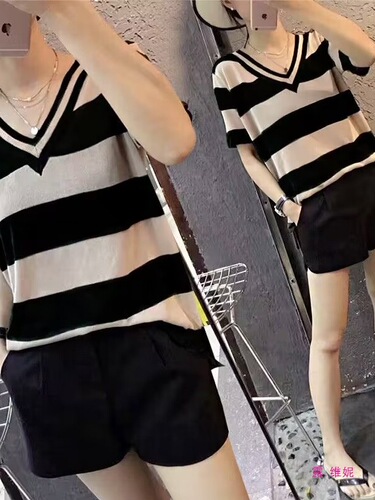 Loose large size casual suit for women's summer, fat Tibetan meat, loose large size short-sleeved shirt, shorts, two-piece set