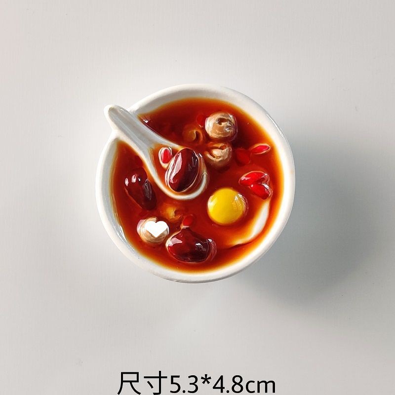 食物冰箱贴立体仿真广东早茶美磁性东坡肉螺蛳粉北京烤鸭磁吸厂家|undefined