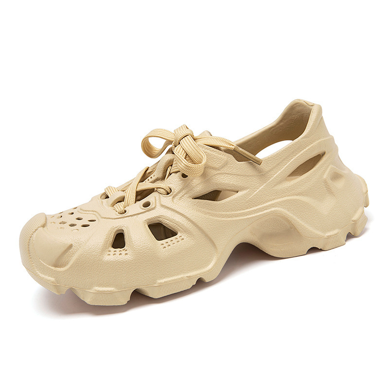 Cross-border foreign trade in stock wholesale parent-child sandals men and women all-match Paris hollow hole shoes children's catwalk tie shoelaces Cross-border foreign trade in stock wholesale parent-child sandals men and women all-match Paris hollow hole shoes children's catwalk tie shoelaces