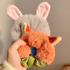 狂気の動物城ウサギ警官大腸シュシュ女かわいい少女心高弾力皮筋キツネぬいぐるみひも