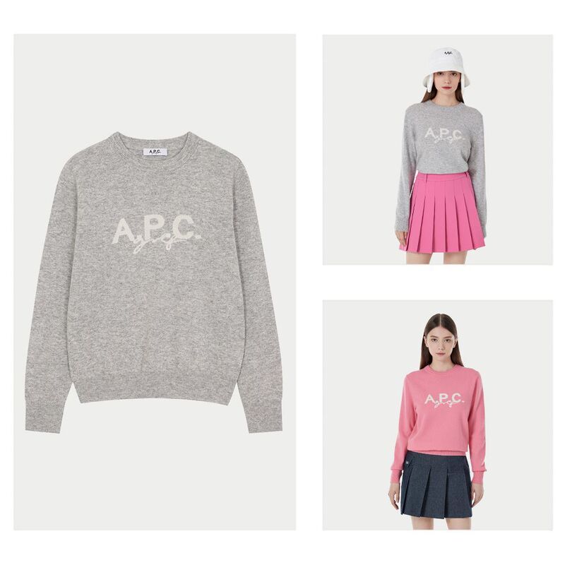 26Apc Women's Knitted Sweater Comfortable High-End New Trendy Brand Korean Golf Slim Fit Luxurious Long Sleeve Sweater