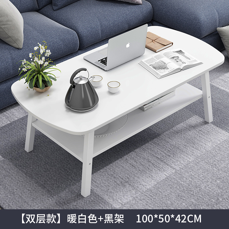 [따뜻한 흰색 타원형 모델] 더블 레이어 100*60*42cm