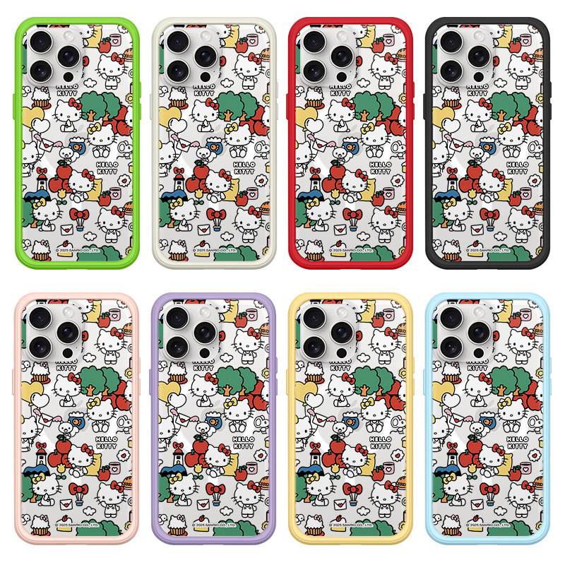 New Rhino Shield Magnetic Iphone16Pro Max Mobile Phone Case Back Panel All-Inclusive Two-In-One 15Pro Cartoon Kt