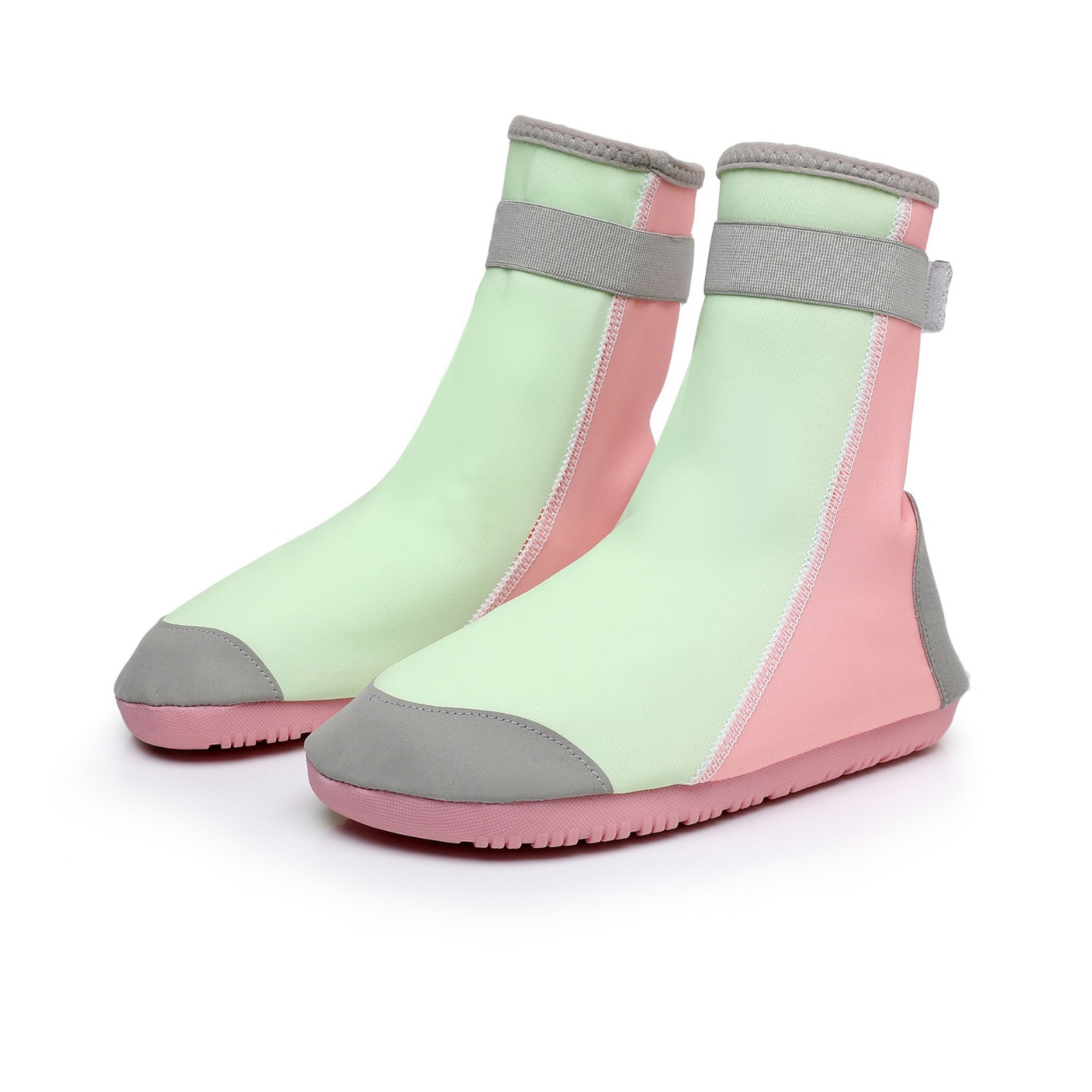 興拓ハイカット親子子供用男女兼用ウォーターシューズ、シュノーケリングビーチシューズソックス、ホームフロアシューズ、スイミングシューズ