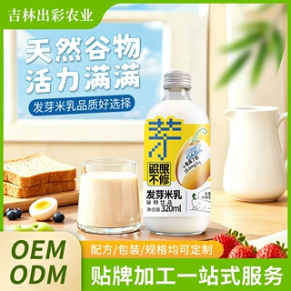 发芽米乳谷物饮品320ml瓶装谷物饮品营养早餐饮品超市饮品批发
