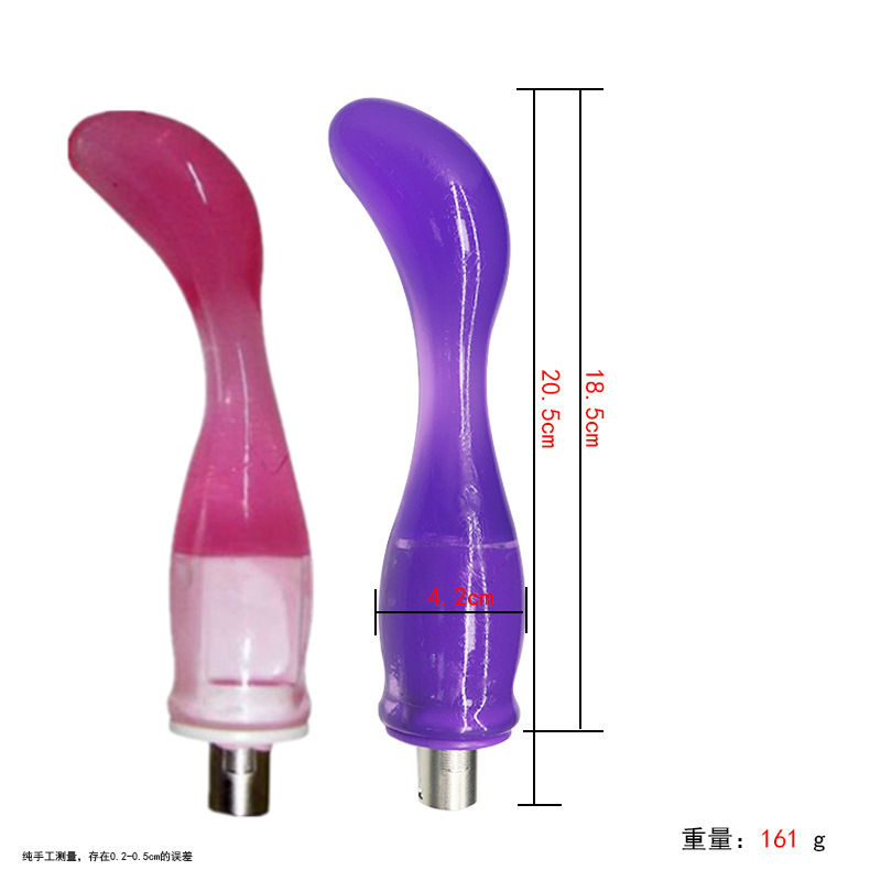 Accesorios de cañón telescópico femenino cristal transparente tras patio suave conector de cañón de tres agujeros analógico artículos para adultos