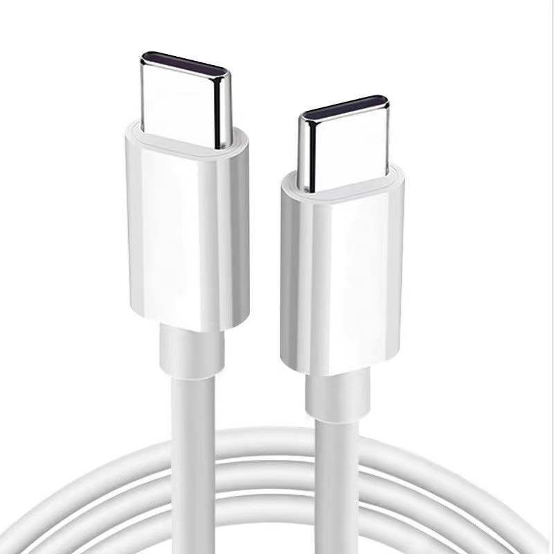 100W doble C cable de carga rápida para Apple 15 Huawei ipadPD cable de carga de doble cabeza typecctoc cable de datos