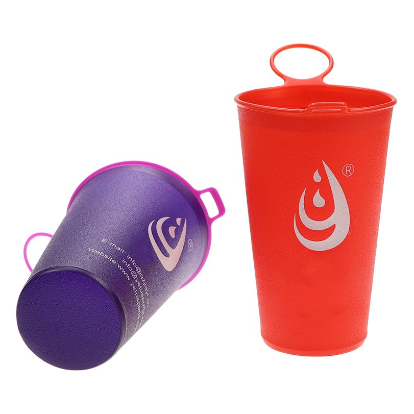 Oem Trail Running Soft Water Cup Competition Portable Water Cup Foldable Water Cup Mandatory Equipment Outdoor Soft Water Bottle Cup