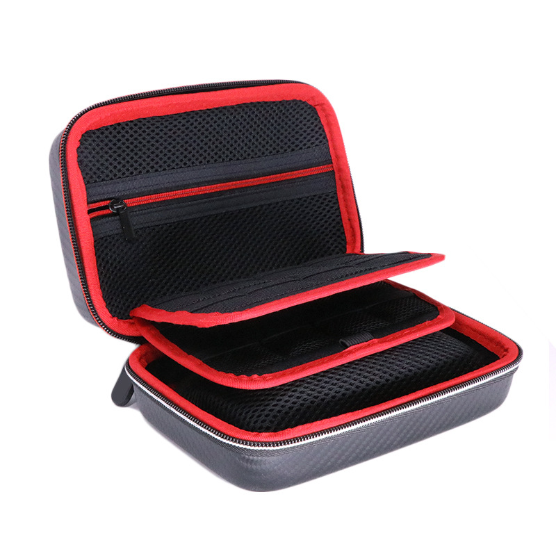 Fabricante en stock adecuado para Nintendo handheld 3dsll juego anfitrión protección bolsa de almacenamiento cubierta Eva titular la tarjeta a prueba golpes