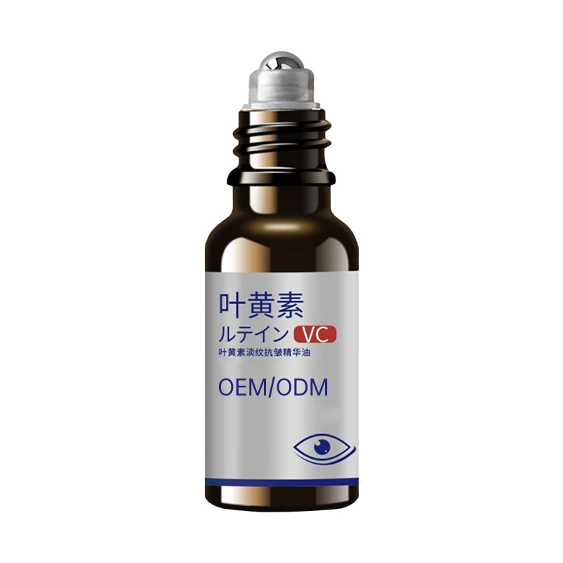 OEM Luteína Eye Essential Oil Eye Cream Anti-arrugas mejora las líneas finas de los ojos oscuros Eye Essential para la reparación de la noche