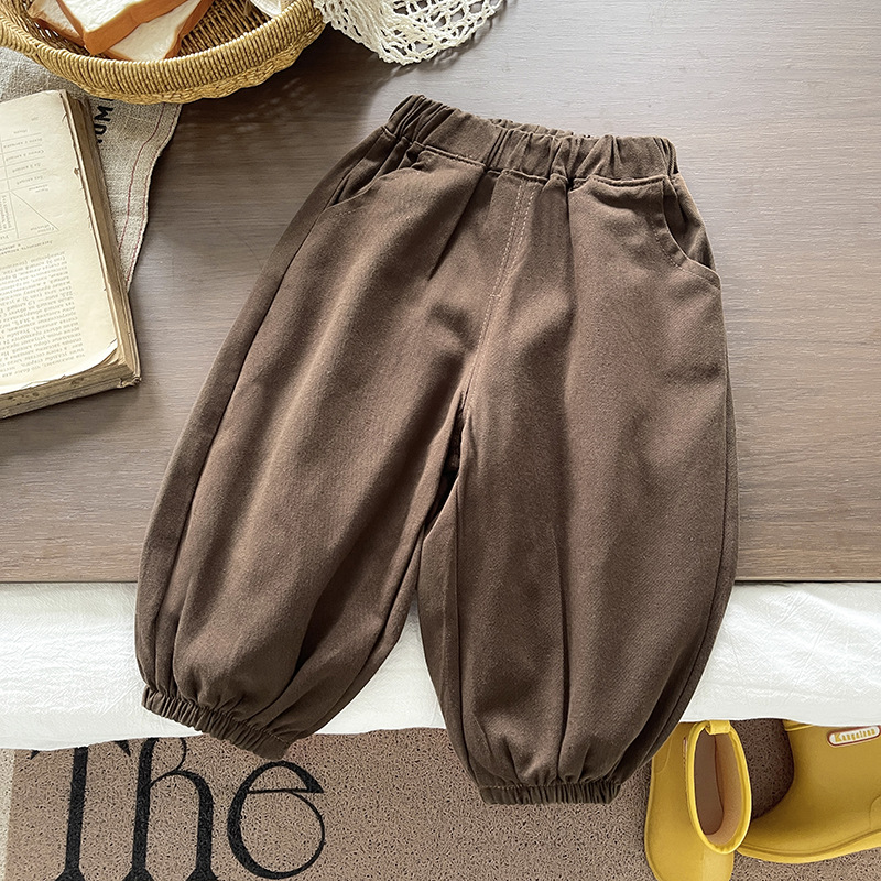 (single pants) coffee pants