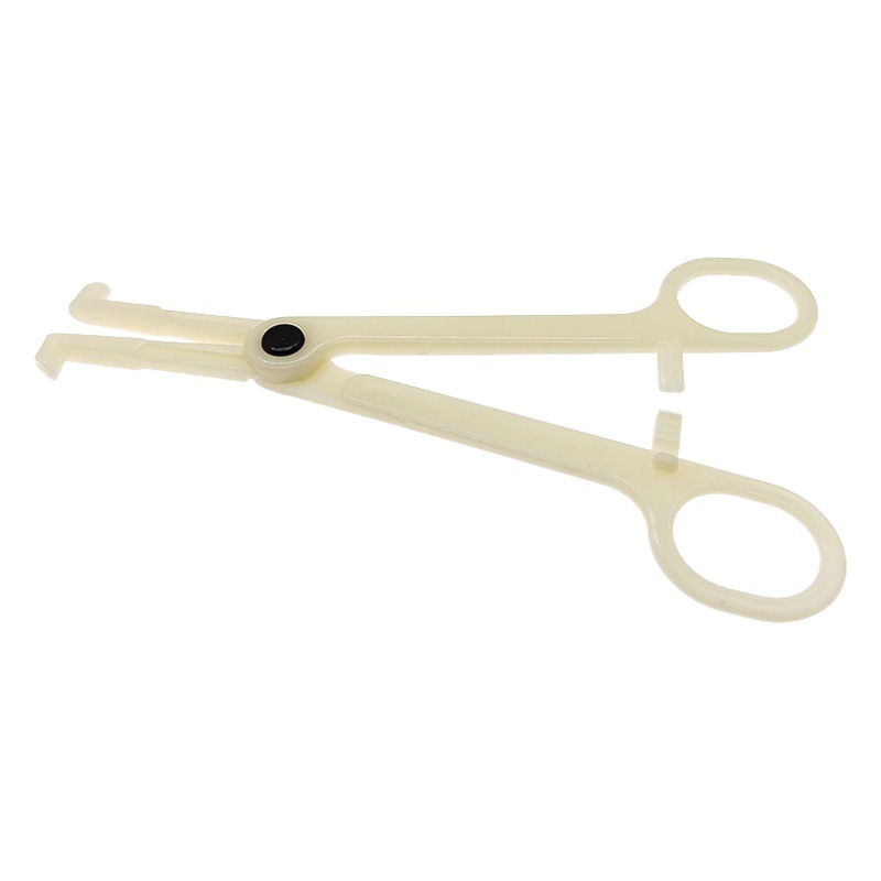 Herramientas de belleza equipo de tatuaje al por mayor alicates de plástico desechables boca redonda triángulo oblicuo fabricante de fuente de apertura