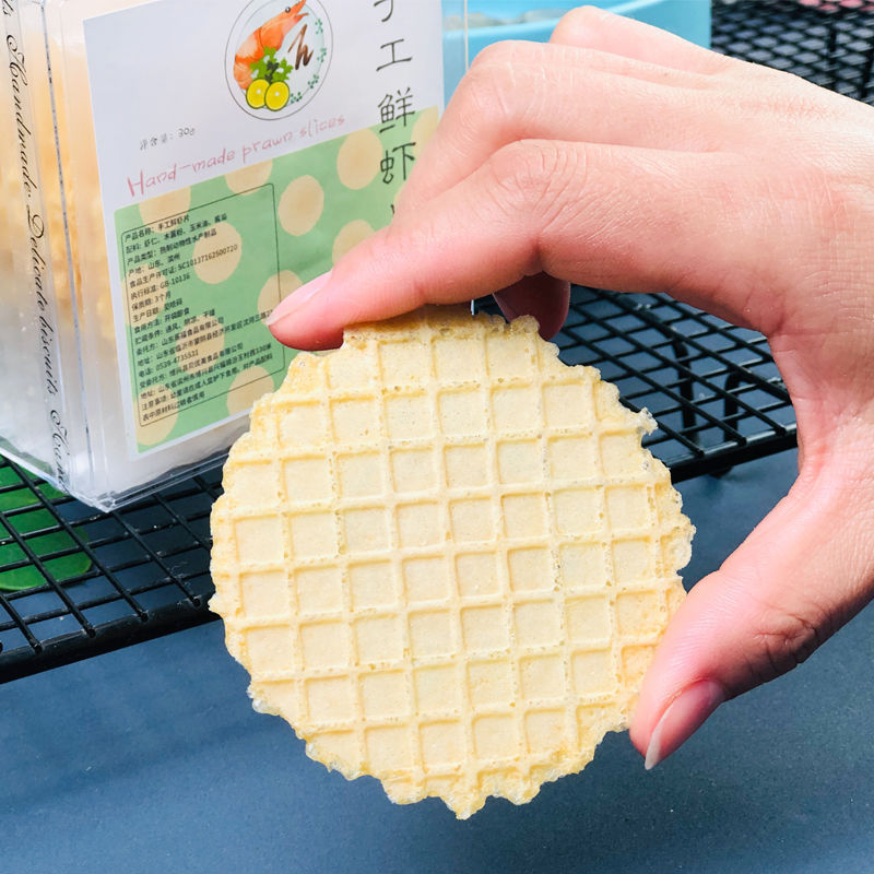 虾饼【2赠1】鲜虾片薄脆非油炸非膨化非婴儿宝宝辅食儿童零食批发