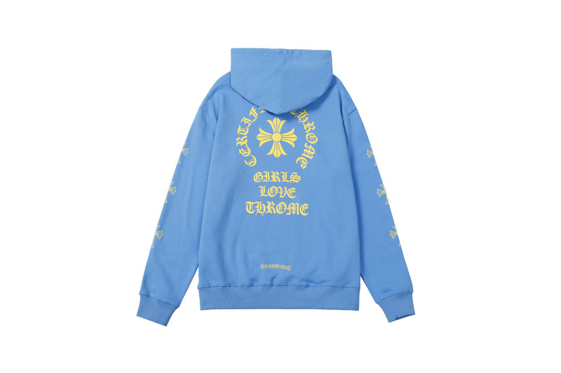 24新款chrome Hearts 克罗伈卫衣正确版马蹄连帽卫衣广州工厂批发|undefined