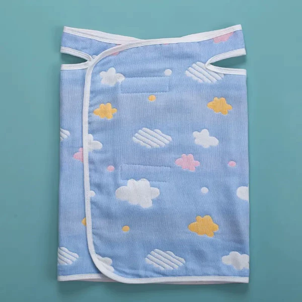 6 layers of gauze—blue clouds