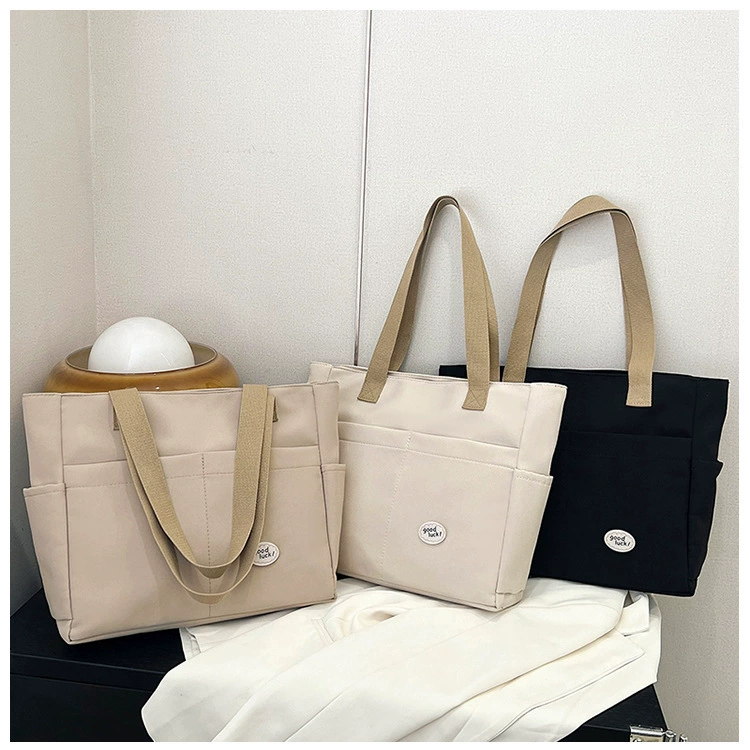 Оригинальный дизайн Японские молнии пригородного утолщения холста сумка для повседневных студентов простой сумки на одно плечо