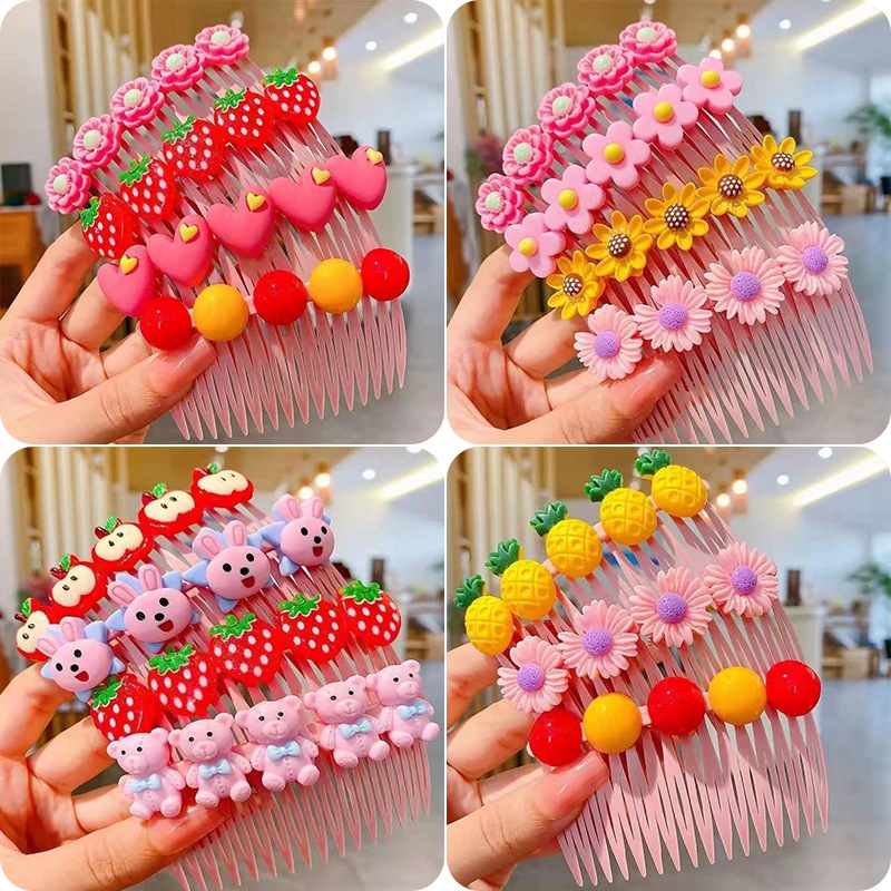 Internet celebrity children's hair comb little girl's bangs comb hairpin hair accessories baby hair accessories broken hair sorting hairpin wholesale