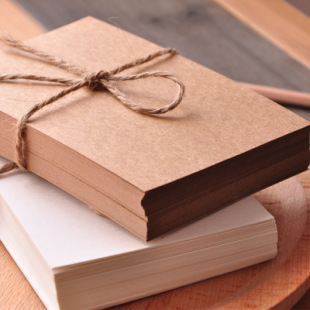 DIY Blank Postcard Word Card Double-sided Blank Cardboard in stock Hand-painted Drawing Greeting Card Cardboard Paper