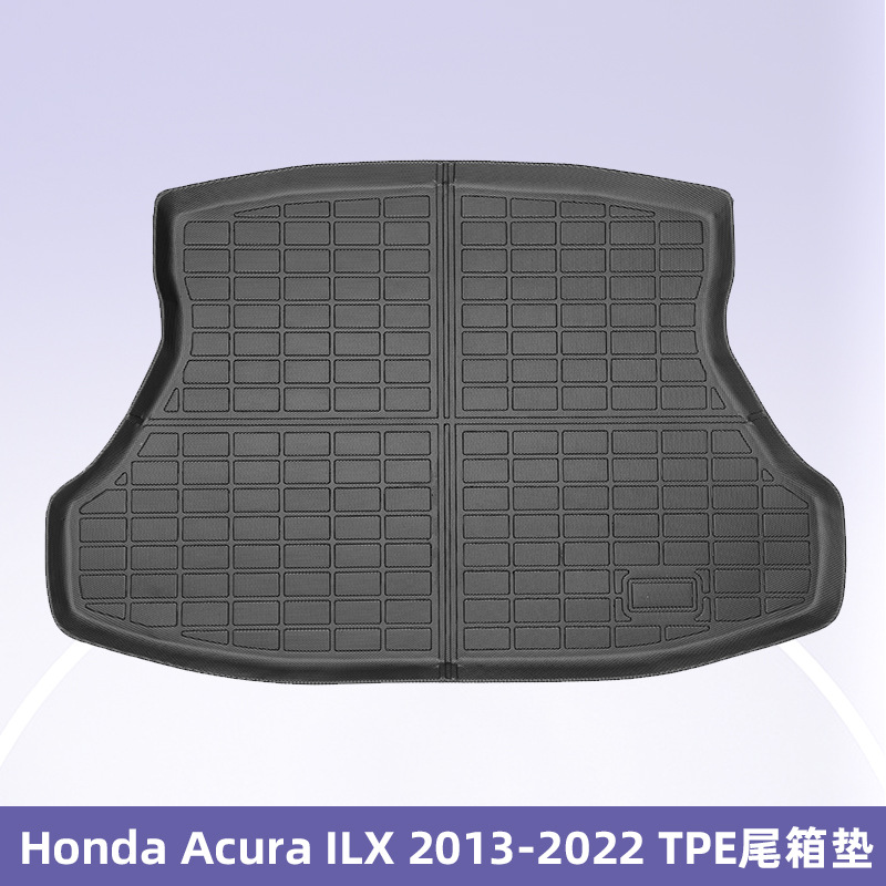 Para Honda Acura lLX 2013 - 2022 TPE Foot Pad 3D All Weather Material Backpack Pad