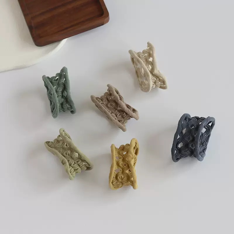 Nuevo estilo coreano cuadrado color contraste amor perrito anillo de pelo dulce lindo cabeza cuerda de goma alta decoración de cola de caballo joyas de pelo para mujeres