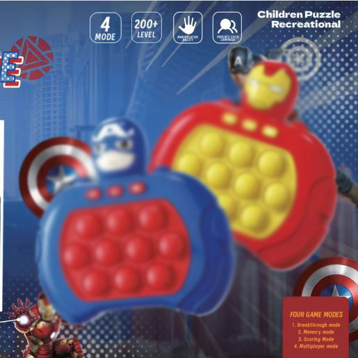 Juguetes de empuje de los niños transfronterizos máquina de juego de rompecabezas de empuje rápido pionero de descompresión de hámster