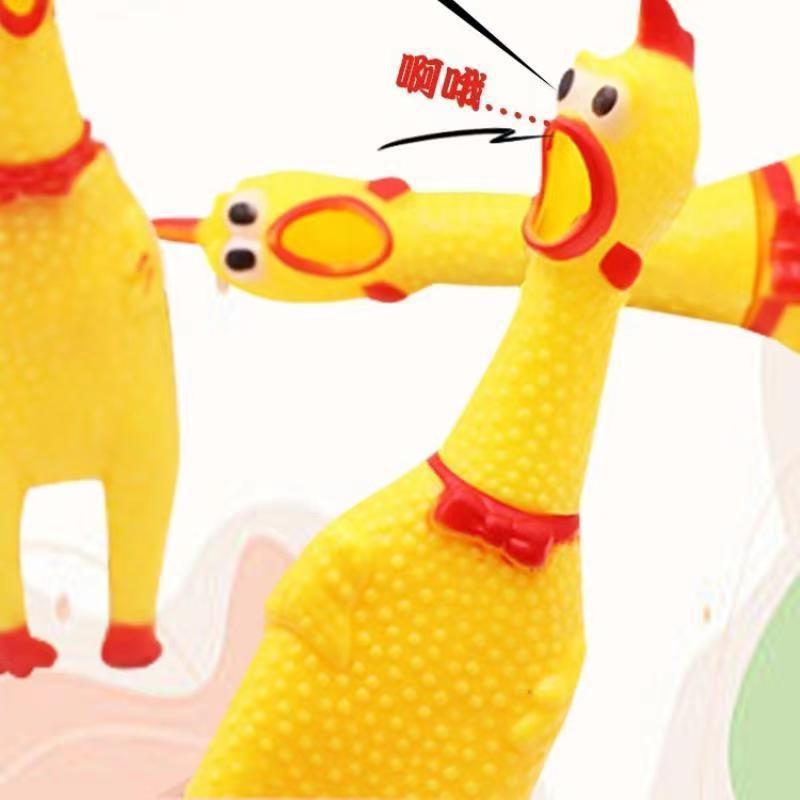 Screaming Chicken Blindfolded Fighting with Soft Sticks Funny Leisure Prank Entertainment Screaming Foot Sole Children's Team Building Friend Gathering