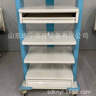 Multi-layer rescue equipment vehicle instrument vehicle surgical treatment monitoring cart color carbon steel aluminum alloy column medicine delivery cart