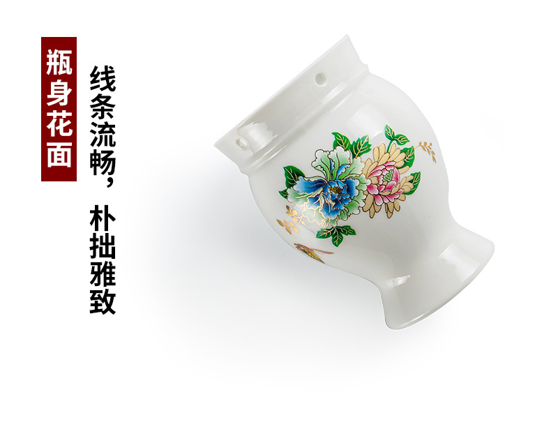 Ceramic Moxibustion Jar with Double Layer Heat Protection 4 in 1 Gua Sha Cup Massage Warmer for Home Use specifications