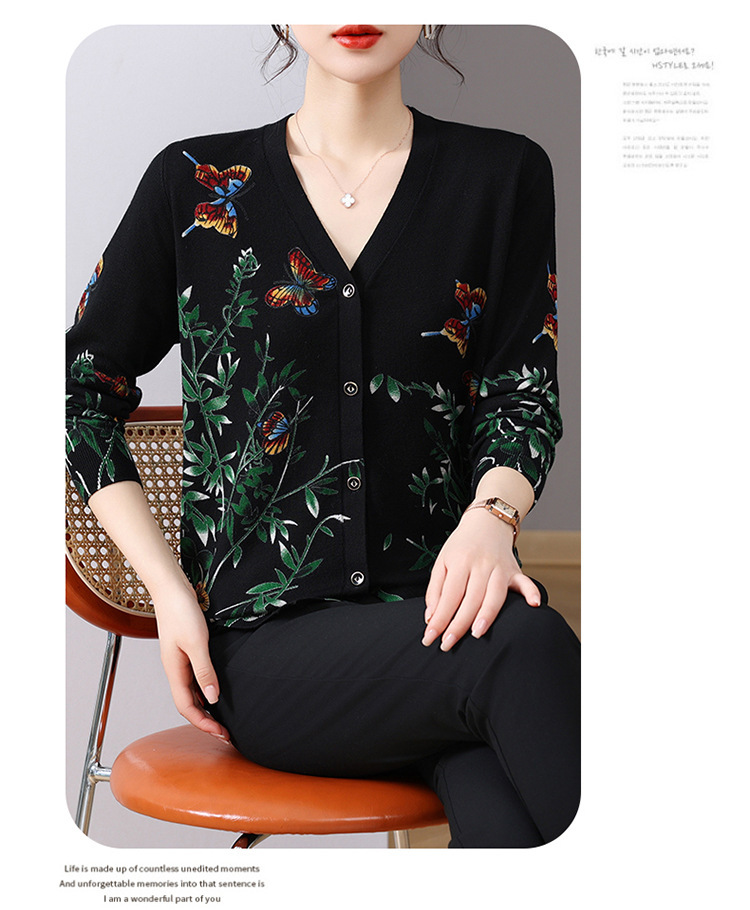 E5788 990K ÁO LEN NỮ TAIRYA ÁO LEN DÀI TAY MÙA XUÂN THU ĐÔNG PHỤC CỔ CỔ ĐIỂN HỌA TIẾT HOA THỜI TRANG NỮ G03 SẢN PHẨM MỚI
