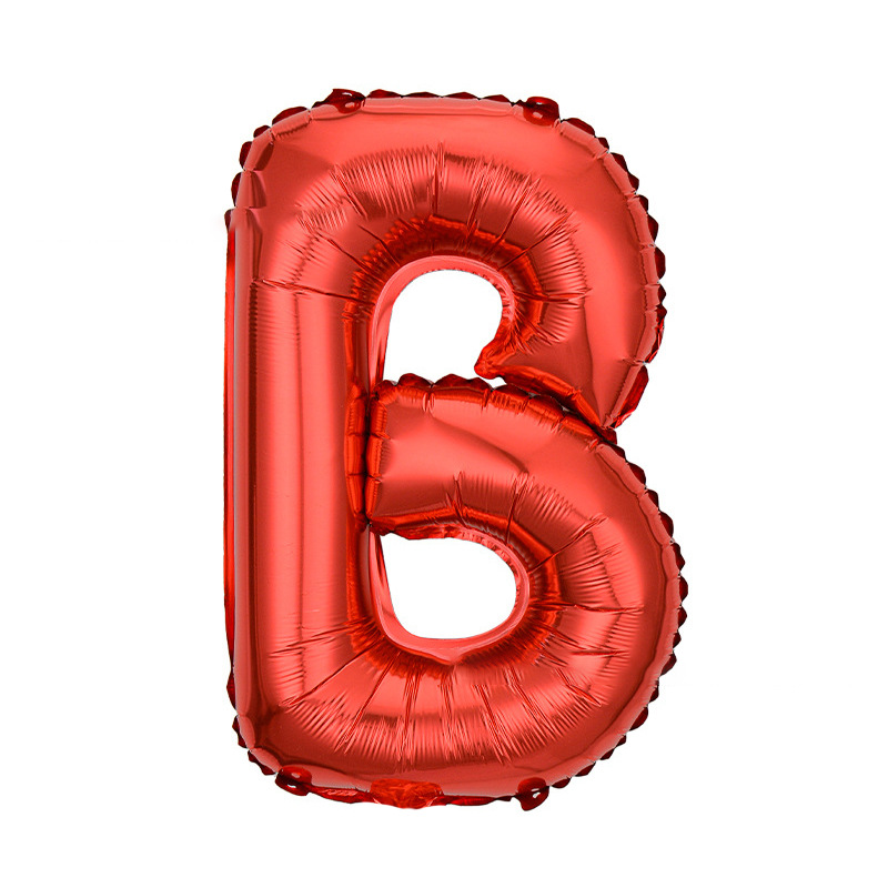 16 pulgadas letras inglesas globo rosa oro oro plata película de aluminio fiesta de cumpleaños fábrica al por mayor letra fiesta