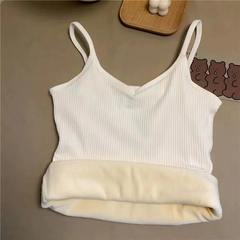 Winter keep warm base tank top for students, Korean style, lifting effect