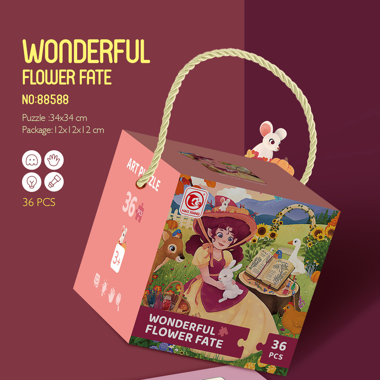 Rompecabezas de niños educación temprana juguetes educativos kindergarten regalo grande rompecabezas de papel de dibujos animados al por mayor