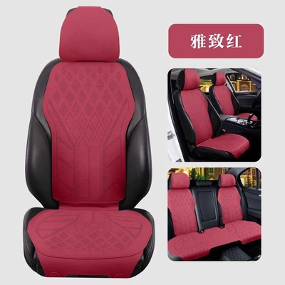Seat cushion, seat cover – for summer - martha-red-standard-version-for-five-people